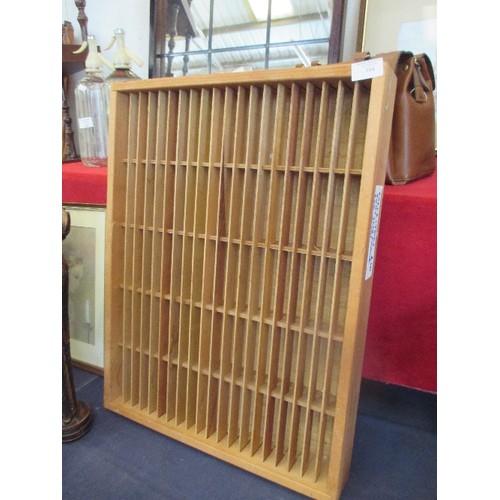 104 - WOODEN COLLECTORS SORTING FRAME