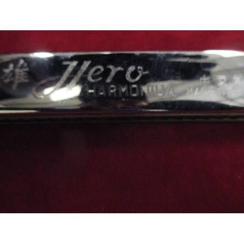 26 - HERO HARMONICA IN BOX