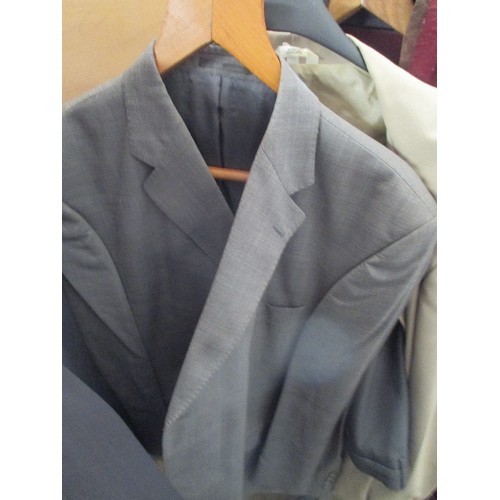 271 - 5 GENTS JACKETS / BLAZERS, SIZE 46, 3 PAIRS OF TROUSERS, SIZE 42