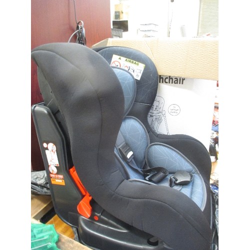 340 - CHILDS CAR SEAT BY NANIA IN VERY GOOD AS NEW CONDITION