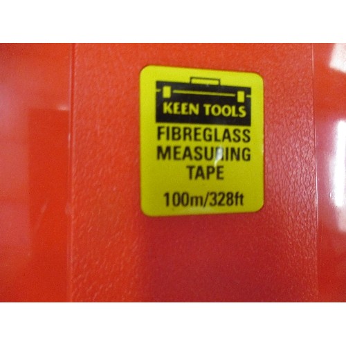 351 - 100 METRE FIBREGLASS MEASURING TAPE