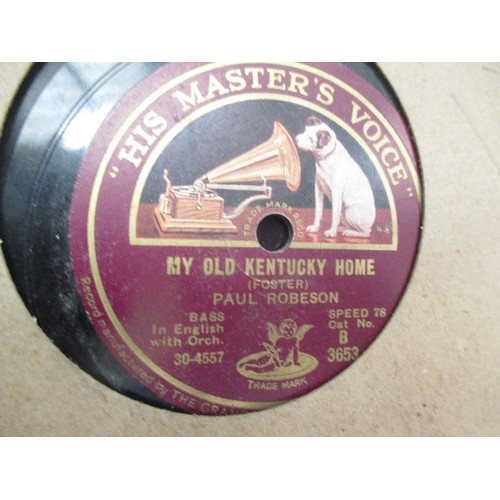 354 - BOX OF 78RPM RECORDS