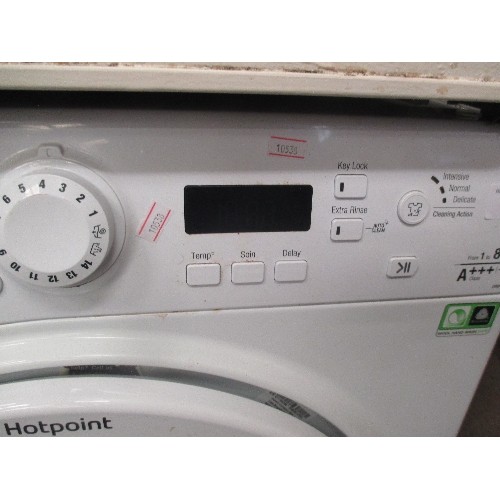 390 - HOTPOINT WASHING MACHINE, 8KG, A+++