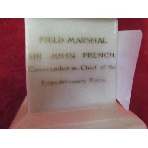 3 - RARE SHELLEY PORCELAIN WW1 FIELD MARSHAL SIR JOHN FRENCH - 12CM