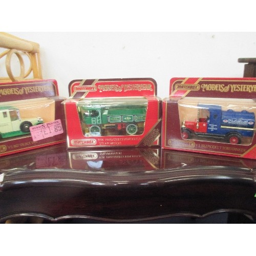 86 - COLLECTION OF 6 MATCHBOX MODELS OF YESTERYEAR VEHICLES ALL IN MINT CONDITION IN ORIGINAL BOXES. INCL... 