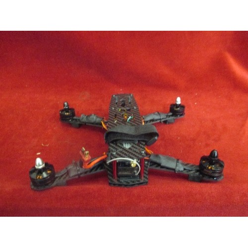 79 - CASED CAMERA RACING DRONE, WITH CONTROLLER, 'AT9 RADIO-LINK'