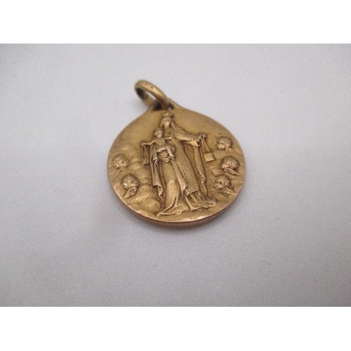 29 - ANTIQUE FRENCH ROLLED GOLD (MARKED 