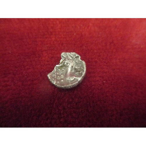 98J - RARE SAXON SILVER COIN - BELIEVED TO BE BOUDICA - 1ST CENTURY AD - CLIPPED BUT DETAILS STILL CLEAR -... 