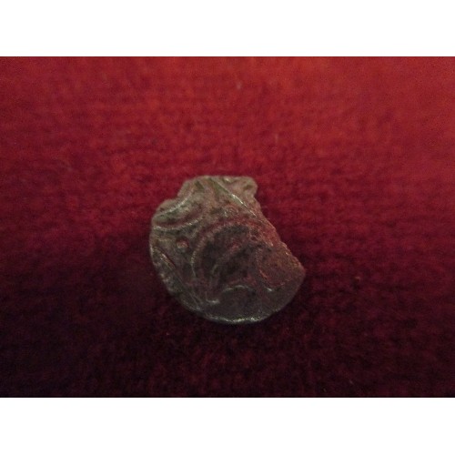 98J - RARE SAXON SILVER COIN - BELIEVED TO BE BOUDICA - 1ST CENTURY AD - CLIPPED BUT DETAILS STILL CLEAR -... 