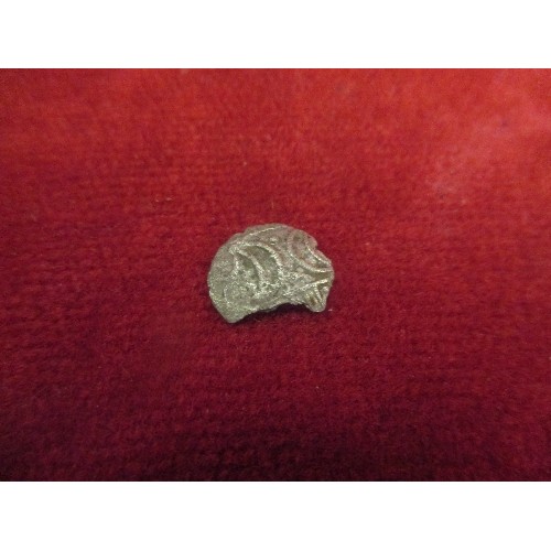 98J - RARE SAXON SILVER COIN - BELIEVED TO BE BOUDICA - 1ST CENTURY AD - CLIPPED BUT DETAILS STILL CLEAR -... 