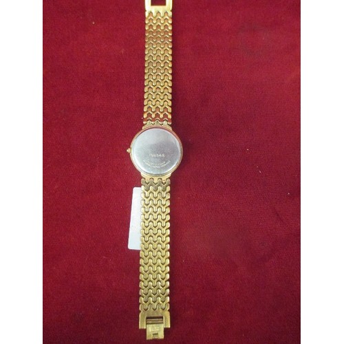 39 - LOVELY VINTAGE GOLD PLATED PULSAR GENTS WATCH