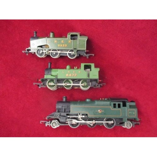 123 - TRIANG STEAM TRAINS / LOCOMOTIVES X 3.