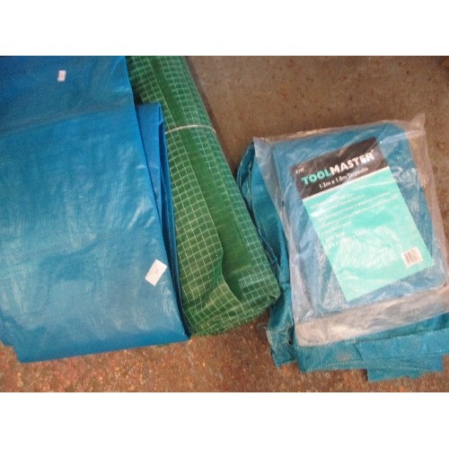 167 - TARPAULIN/WATERPROOF SHEETS.