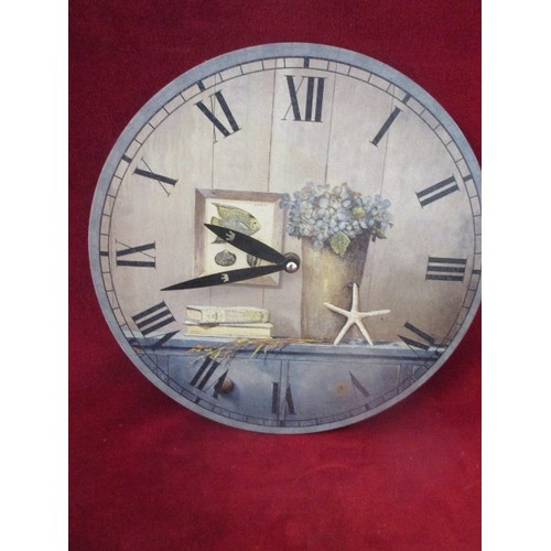 250 - 6 CLOCKS, INCLUDES A RETRO METAMEC WALL CLOCK, AND 2 SMALL CARRIAGE CLOCKS.