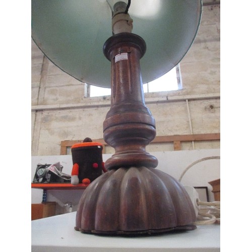 288 - WOODEN TABLE LAMP