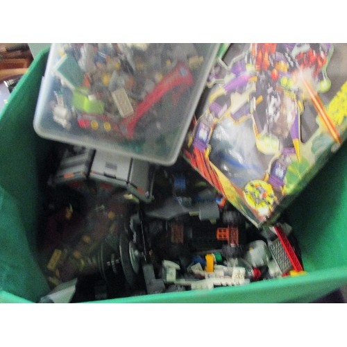 253 - LARGE BOX OF LEGO, ALSO A CASE OF MECCANO 'EASY 1'