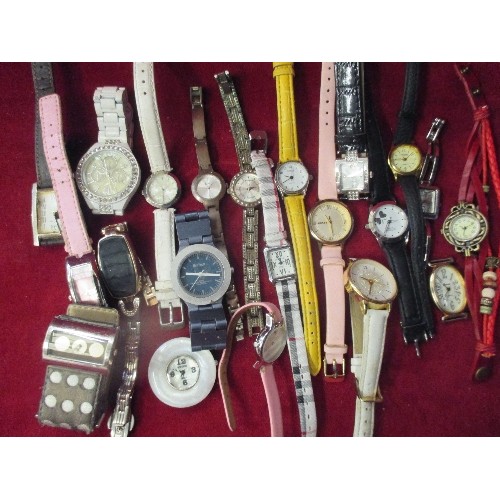 258 - TRAY OF WATCHES. MIXED STYLES.