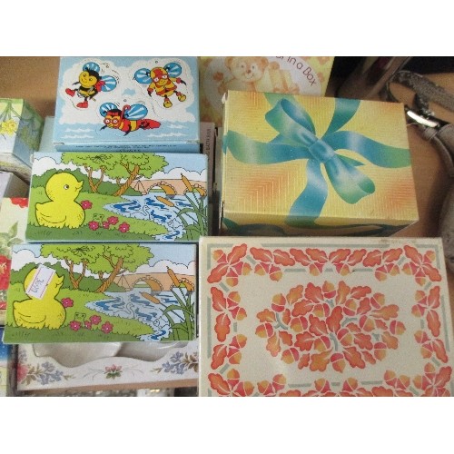 271 - GOOD SELECTION OF GIFT SOAPS - NEW IN BOXES. GIFT SETS. INCLUDES BEATRIX POTTER PICTURE SOAP, NATION... 