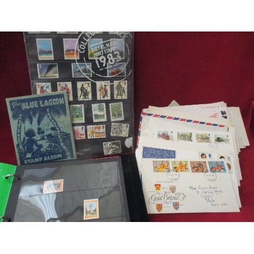 276 - BOX OF STAMPS INCLUDING BRITSH OVERSEAS TERRITORIES, GEORGE VI & ELIZABETH, QUANTITY FIRST DAY COVER... 