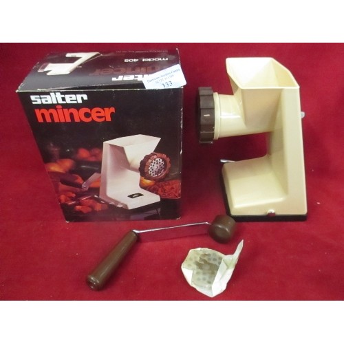 333 - VINTAGE SALTER MINCER MODEL 405