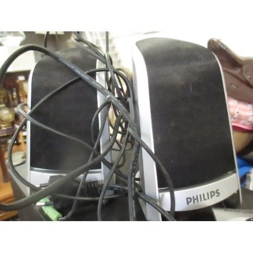 337 - PHILIPS SUBWOOFER SYSTEM, MODEL SPA 2300