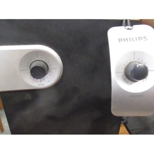 337 - PHILIPS SUBWOOFER SYSTEM, MODEL SPA 2300