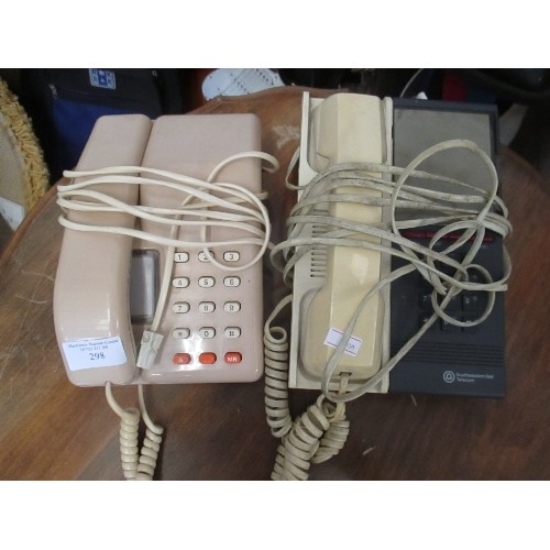 298 - 2 X RETRO TELEPHONES 