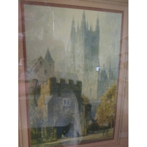 394 - 1930'S FRAMED PRINT BY F ROBSON 