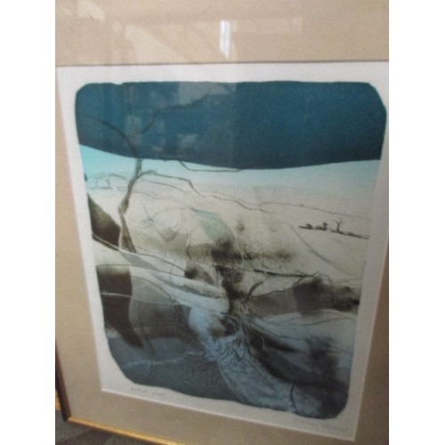 404 - QUANTITY PICTURES INC ARTISTS PROOF STONE LITHOGRAPH, INSCRIBED ON BACK 