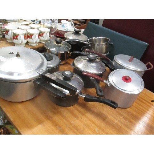 472 - QUANTITY OF SAUCEPANS INC SLOW COOKER