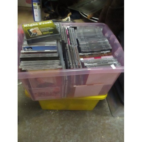 523 - 4 BOXES OF CD'S - MANY CLASSICAL AND OPERA, ALSO TALKING BOOKS 