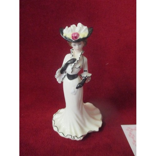 2 - COALPORT LADY FRANCES SMALL FIGURINE WITH COA