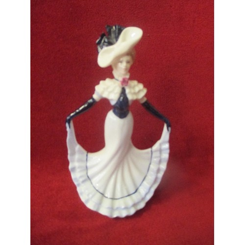 9 - COALPORT LADY GRACE SMALL FIGURINE WITH COA