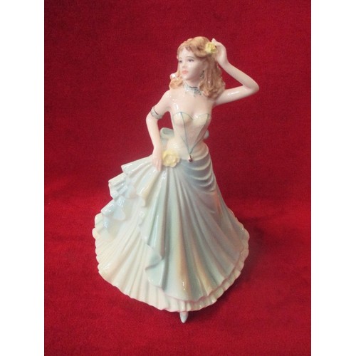 10 - COALPORT THE COLLINGWOOD COLLECTION JANET LARGE FIGURINE WITH BOX