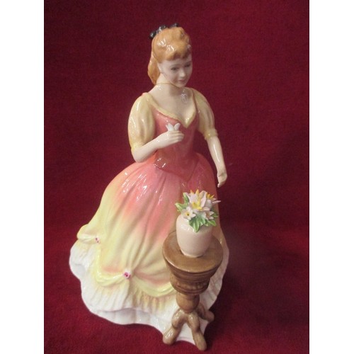 17 - ROYAL DOULTON SARAH FIGURINE HN 3380 MICHAEL DOULTON EXCLUSIVE AND SIGNED WITH COA