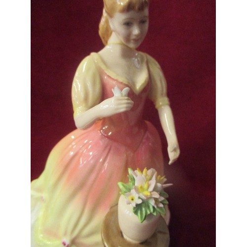 17 - ROYAL DOULTON SARAH FIGURINE HN 3380 MICHAEL DOULTON EXCLUSIVE AND SIGNED WITH COA