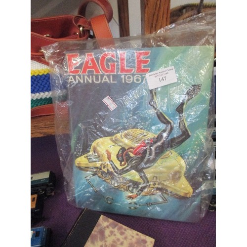 147 - EAGLE ANNUAL 1967 - GOOD COND.
ALSO A VICTORIAN HARDBACK EDITION OF 