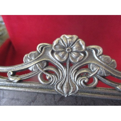 73 - SMALL METAL PHOTOGRAPH FRAME. ART NOUVEAU STYLE