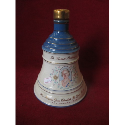 90B - WADE BELLS SCOTCH WHISKY DECANTER, APPEARS SEALED  WITH CONTENTS.