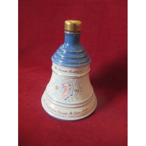 90B - WADE BELLS SCOTCH WHISKY DECANTER, APPEARS SEALED  WITH CONTENTS.