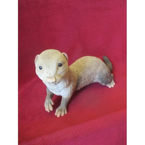 94 - LARGE FERRET. COUNTRY ARTISTS 'MISCHEVIOUS' 37CM L.