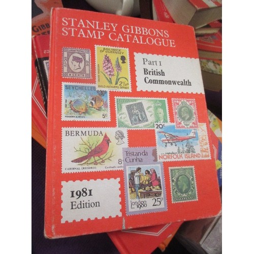 187 - VINTAGE STAMP CATALOGUES. INCLUDES THE 'STANLEY GIBBONS SIMPLIFIED 1951'