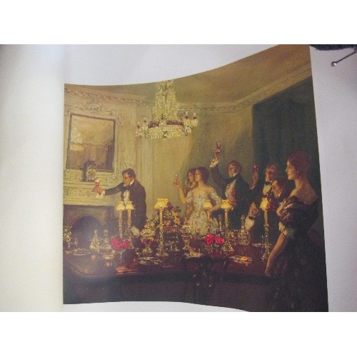 305 - QUANTITY OF VINTAGE ROLLED PRINTS OF FAMOUS PAINTINGS INC THE LAUGHING CAVALIER BY FRANZ HALS