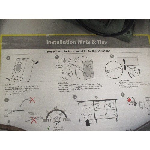 362 - HOWDENS WASHER CONDENSER DRYER 2018 BEKO FOR BUILT IN KITCHEN