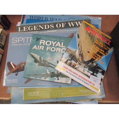 383 - AIRCRAFT / WW2 / RAF INTEREST - 7 X RING BINDER VOLUMES OF 