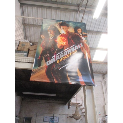 318 - VERY LARGE FILM POSTER - DRAGONBALL EVOLUTION - C 2009 - OVER 2 METRES HIGH