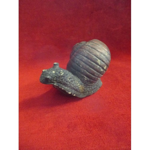 68 - SNAIL FOR HOUSE OR GARDEN - 19CM