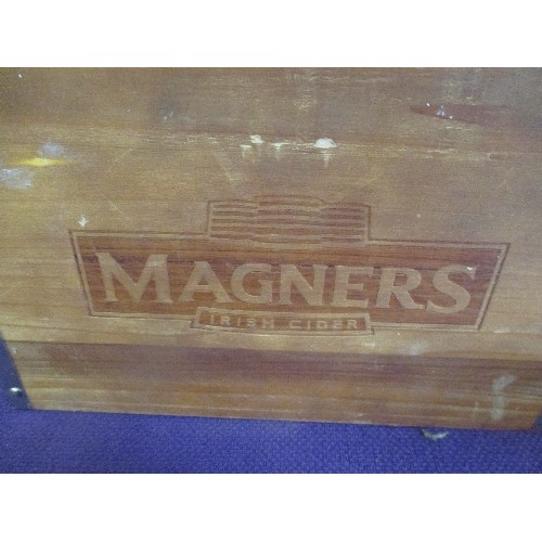 110 - MAGNERS IRISH CIDER WOODEN CRATE