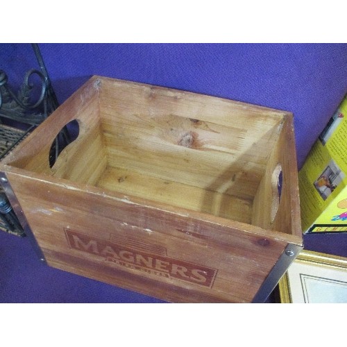 110 - MAGNERS IRISH CIDER WOODEN CRATE