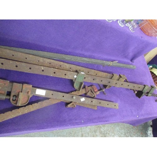 164 - 4 X SASH CLAMPS - TWO 4 FOOT, AND TWO 2 FOOT